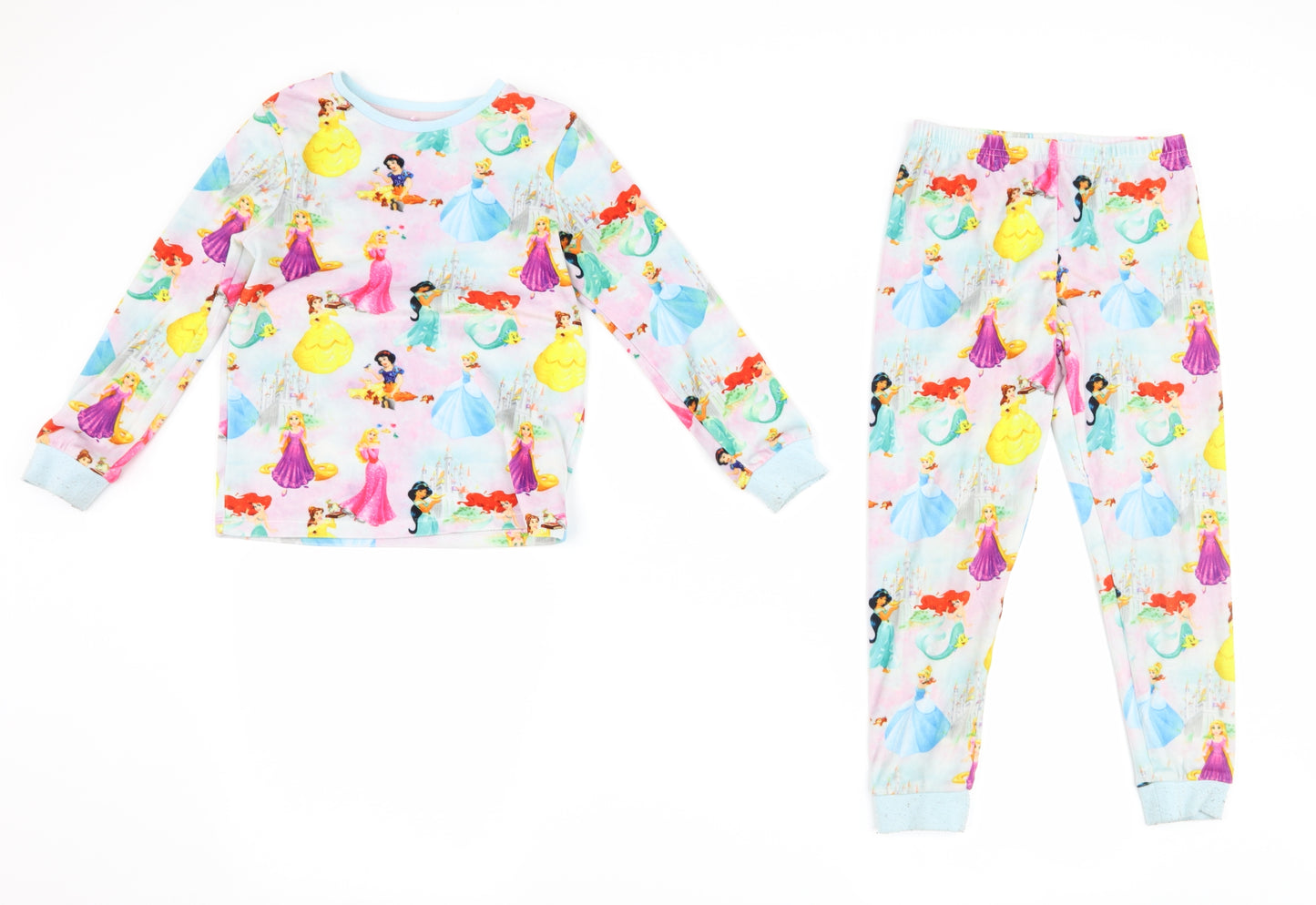 George Girls White   Top Pyjama Set Size 5-6 Years  - Disney Princess