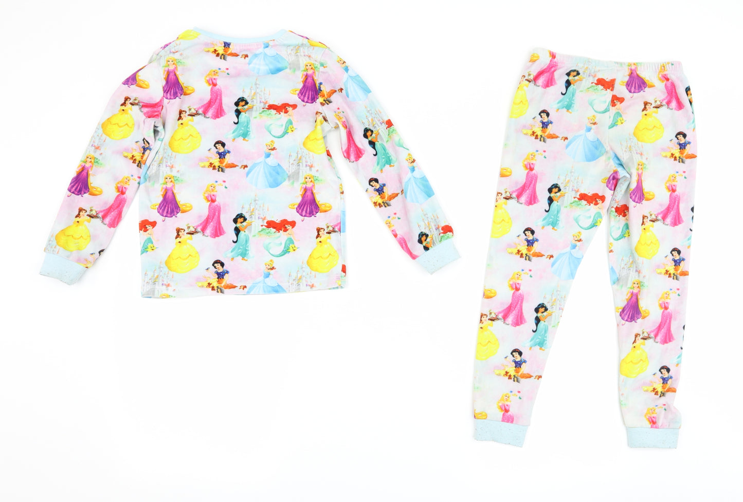 George Girls White   Top Pyjama Set Size 5-6 Years  - Disney Princess