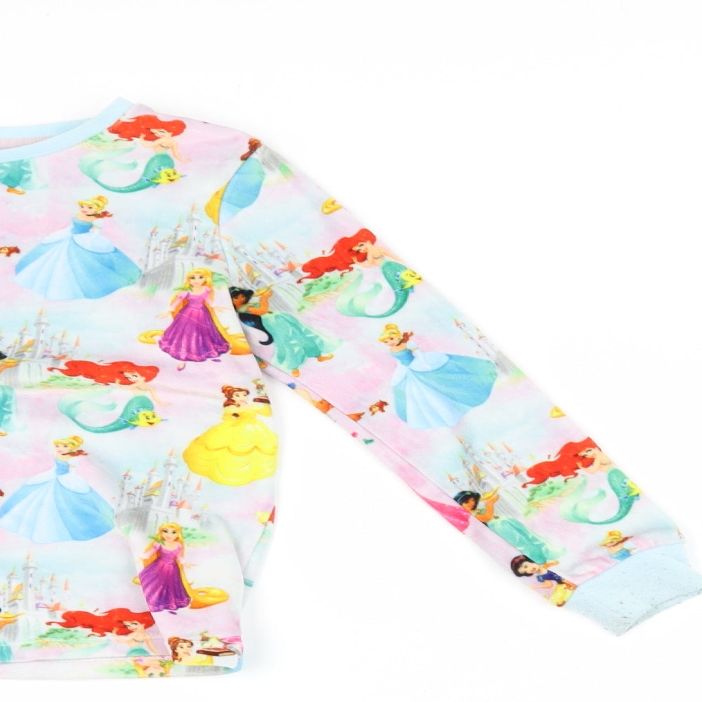 George Girls White   Top Pyjama Set Size 5-6 Years  - Disney Princess