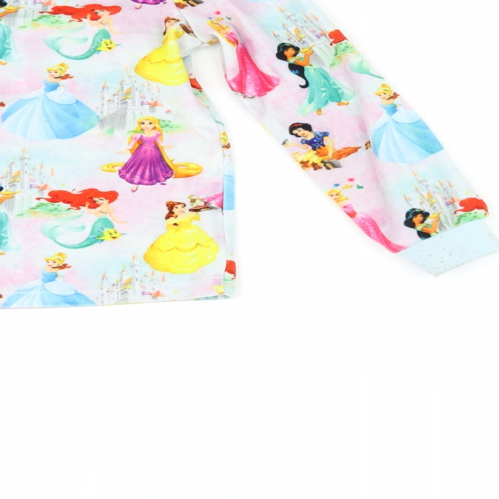 George Girls White   Top Pyjama Set Size 5-6 Years  - Disney Princess