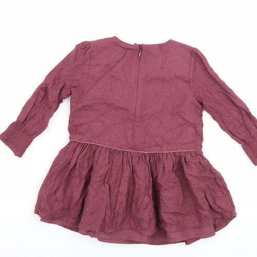 F&F Girls Purple   A-Line  Size 12-18 Months