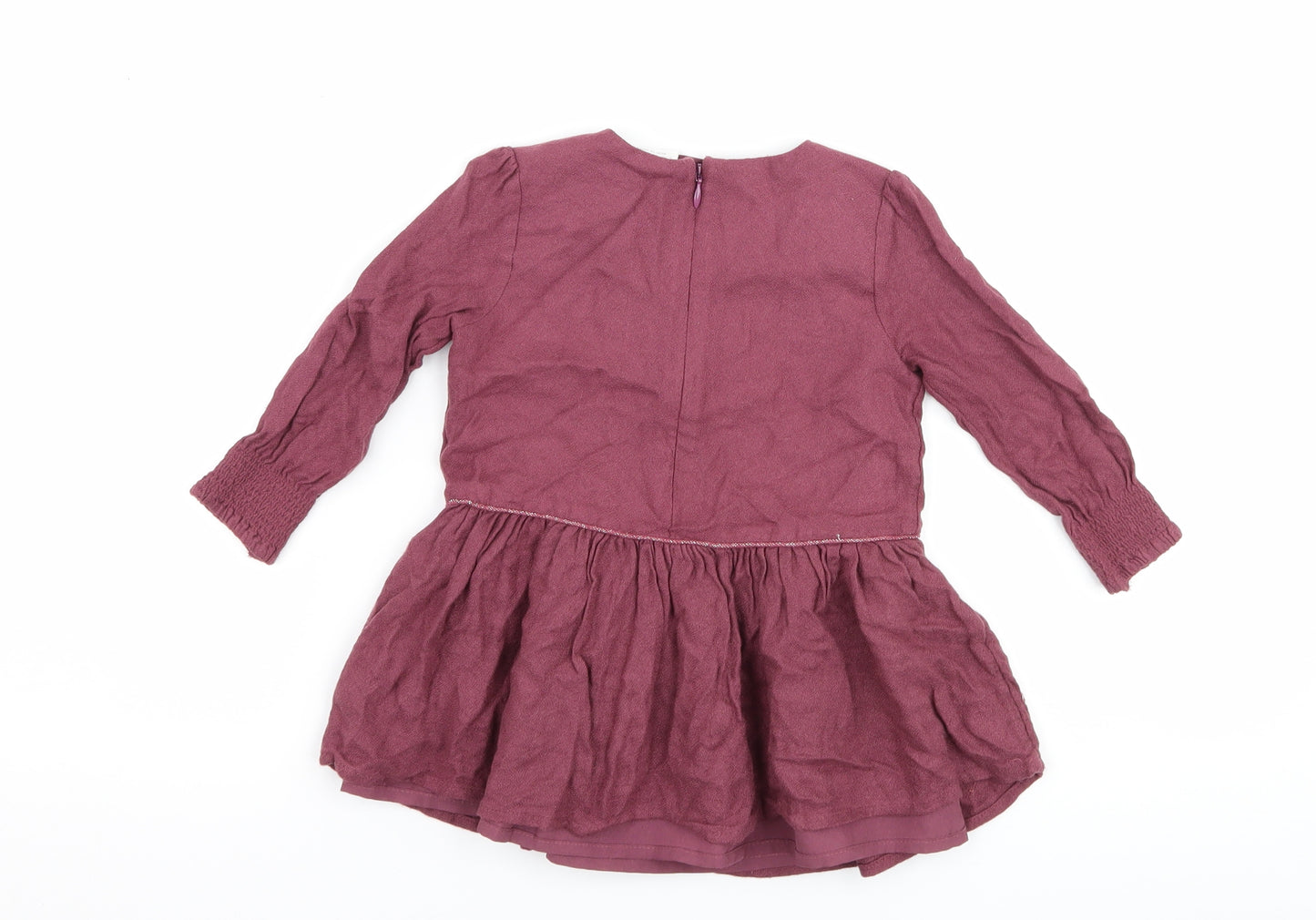 F&F Girls Purple   A-Line  Size 12-18 Months