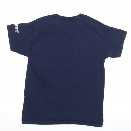 Matalan Boys Blue   Basic T-Shirt Size L  - Fortnite