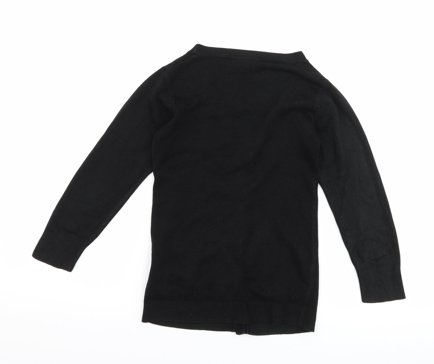 NEXT Girls Black   Cardigan Jumper Size 5-6 Years