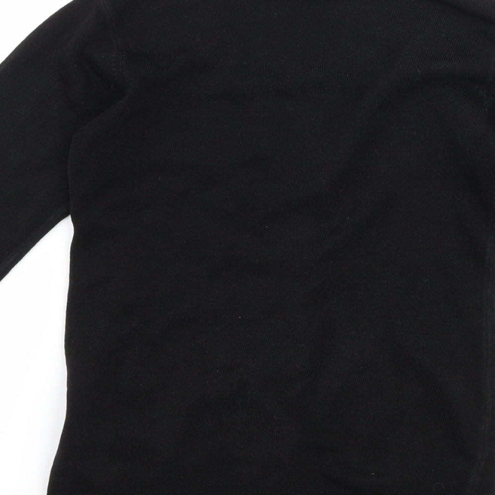 NEXT Girls Black   Cardigan Jumper Size 5-6 Years