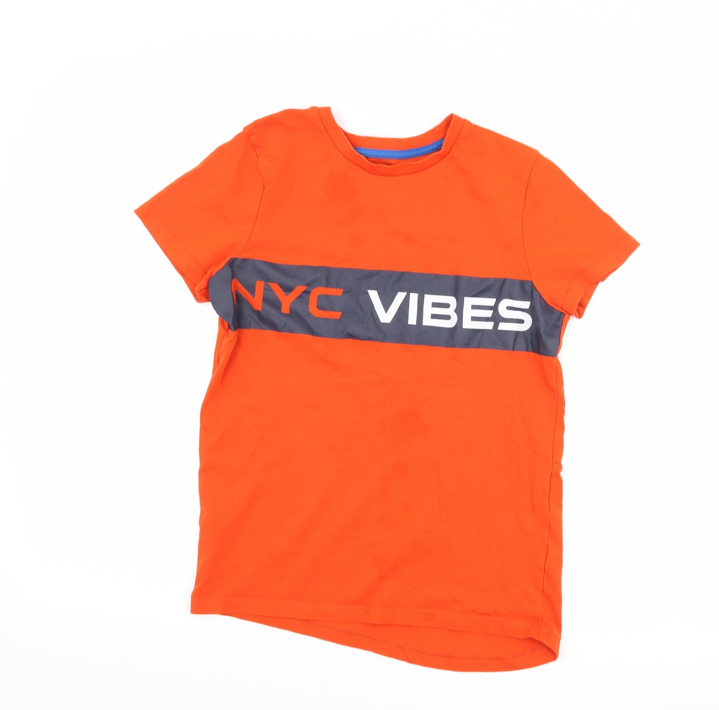 Very Boys Orange   Basic T-Shirt Size 11 Years  - graphic