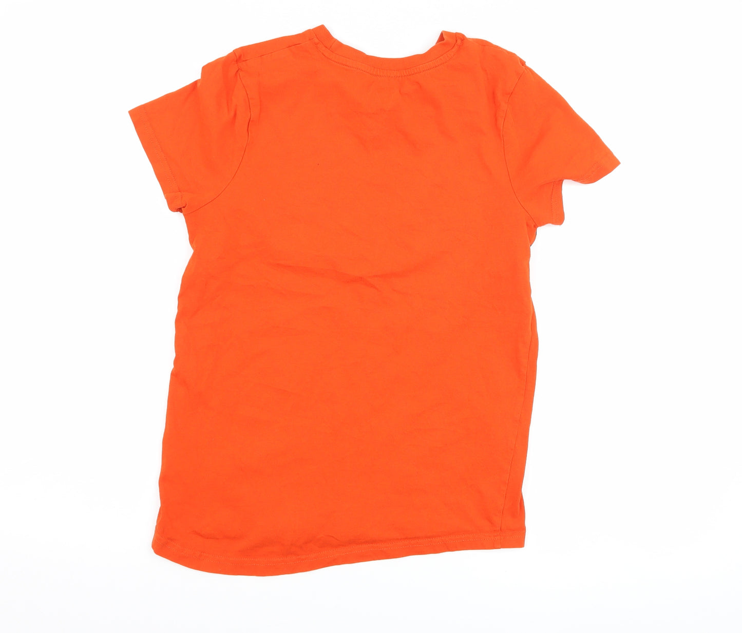 Very Boys Orange   Basic T-Shirt Size 11 Years  - graphic