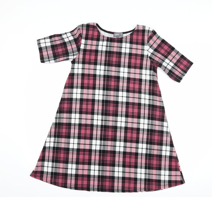 Apricot Womens Pink Check  A-Line  Size 10