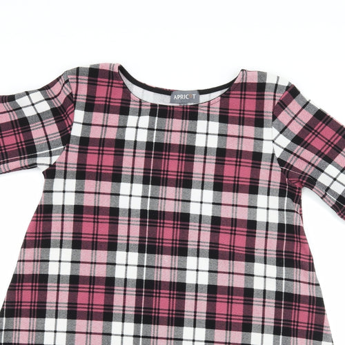 Apricot Womens Pink Check  A-Line  Size 10