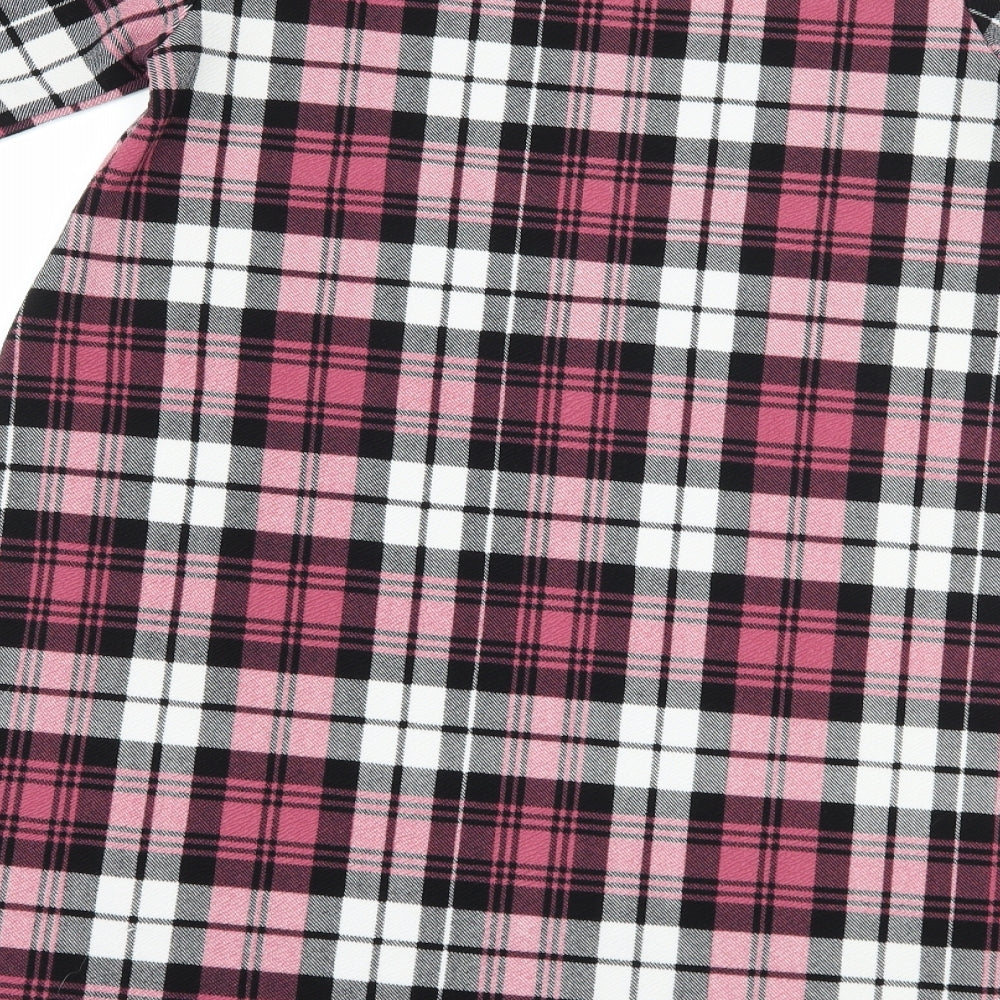 Apricot Womens Pink Check  A-Line  Size 10