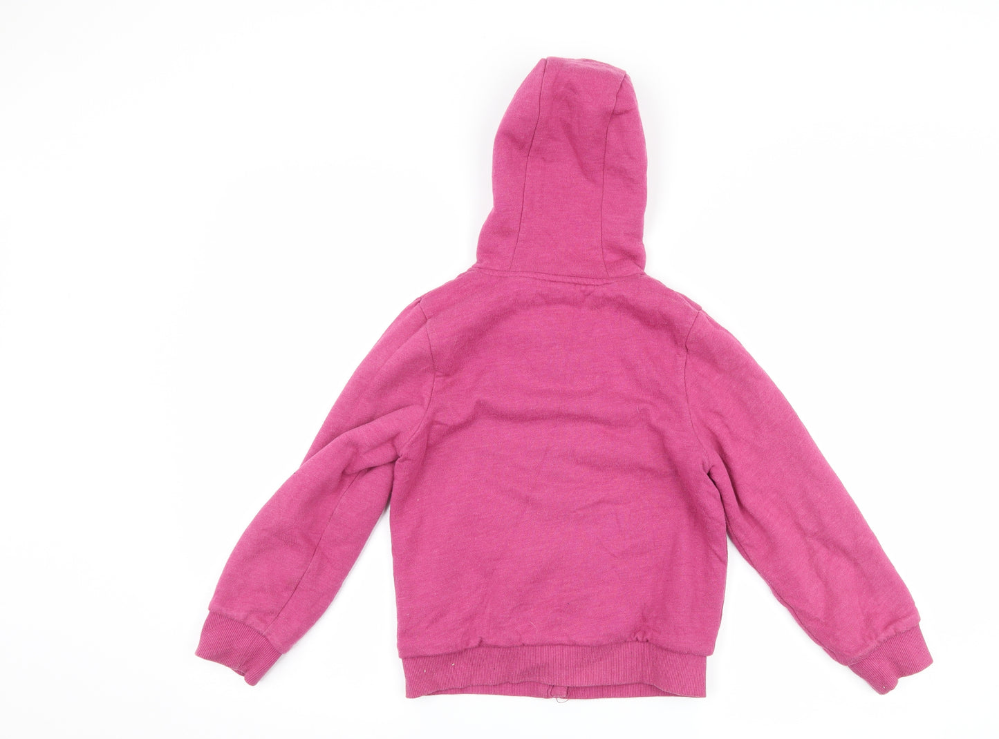 Nutmeg Girls Pink   Full Zip Hoodie Size 8-9 Years