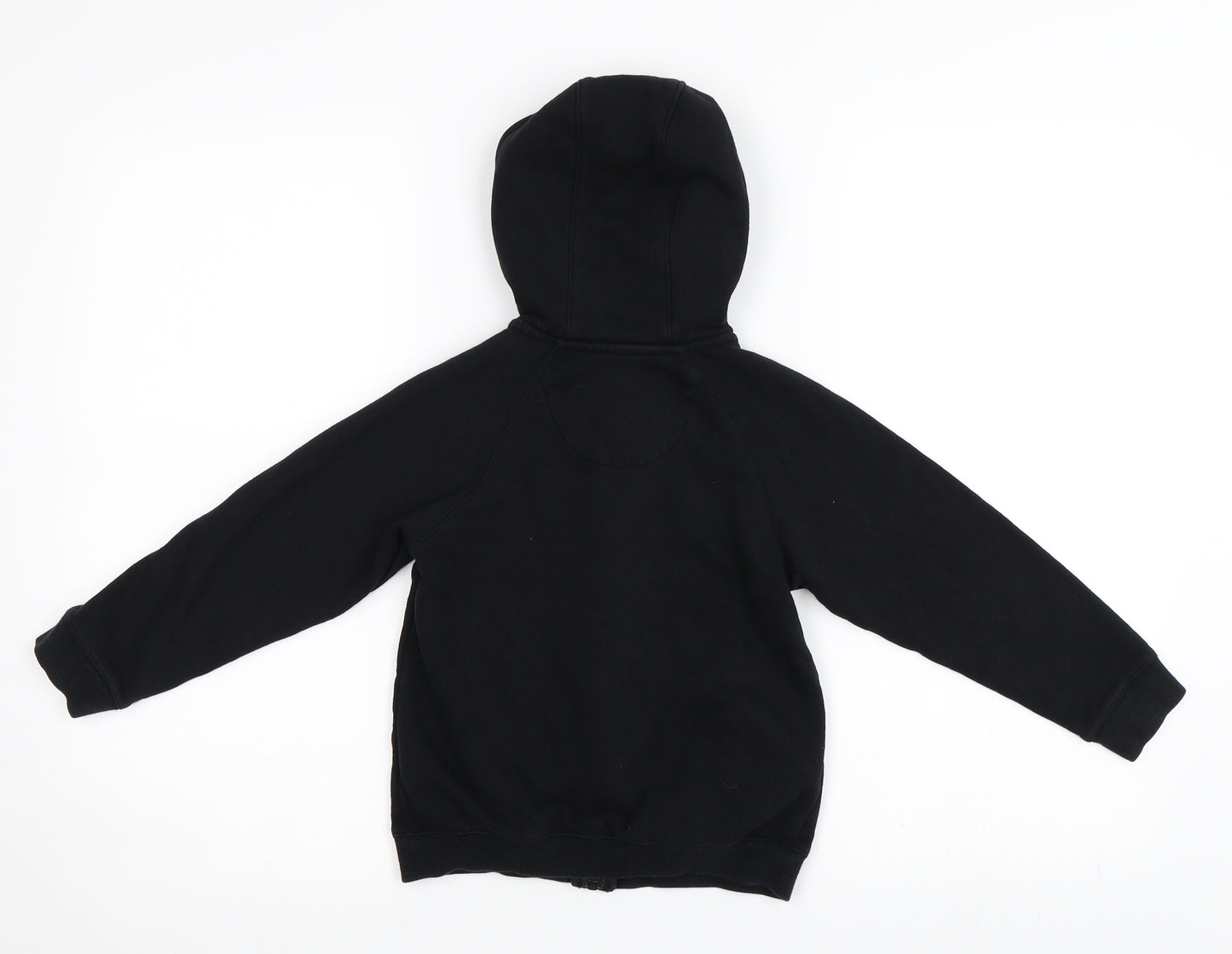 Matalan Boys Black   Full Zip Hoodie Size 5 Years