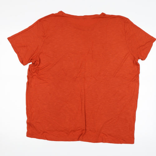 Marks and Spencer Womens Orange   Basic T-Shirt Size 20