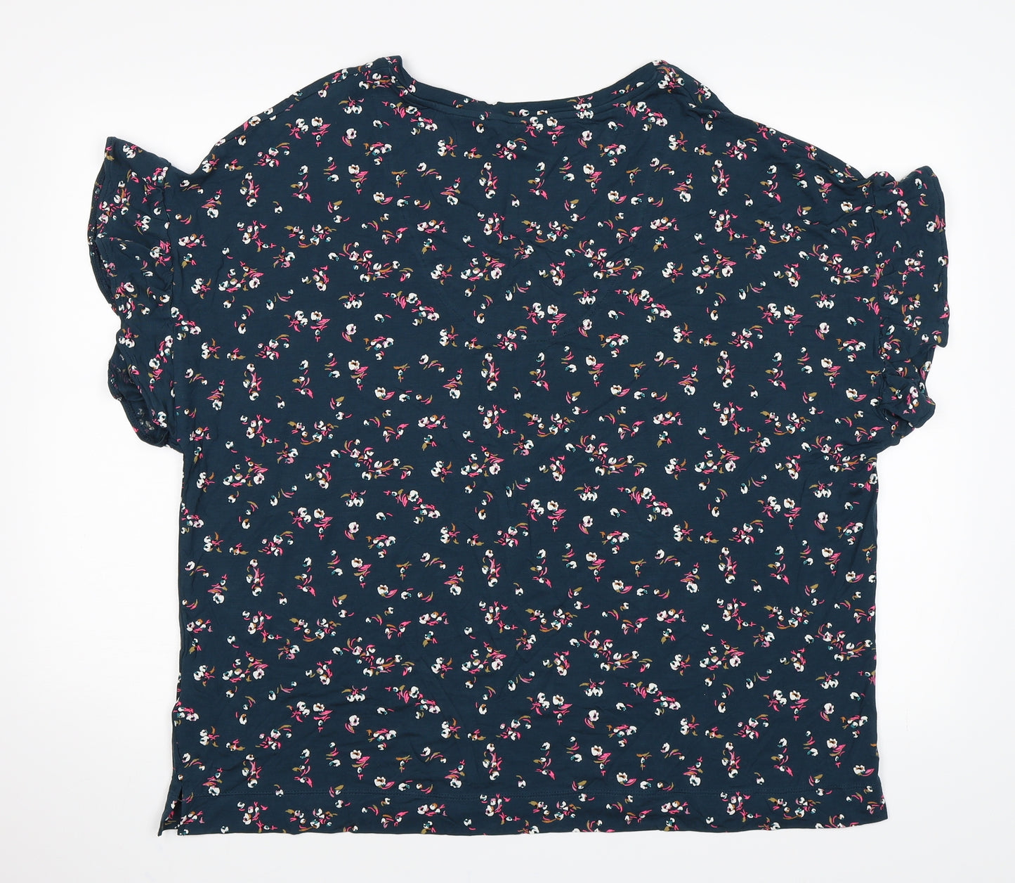 Marks and Spencer Womens Green Floral   Pyjama Top Size 20