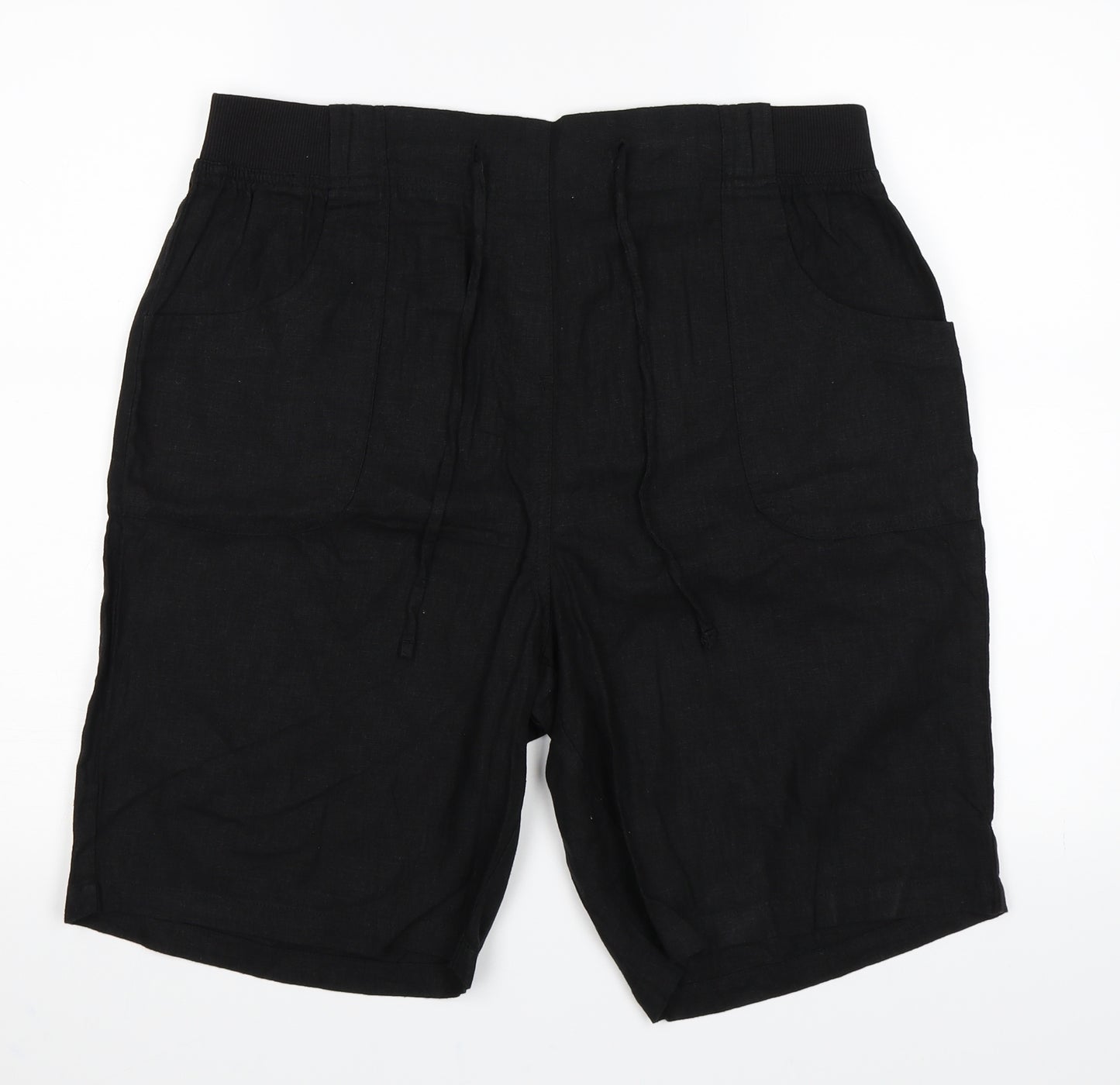 Love Yours Womens Black   Sweat Shorts Size 18