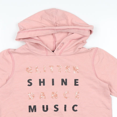 George Girls Pink   Pullover Hoodie Size 7-8 Years
