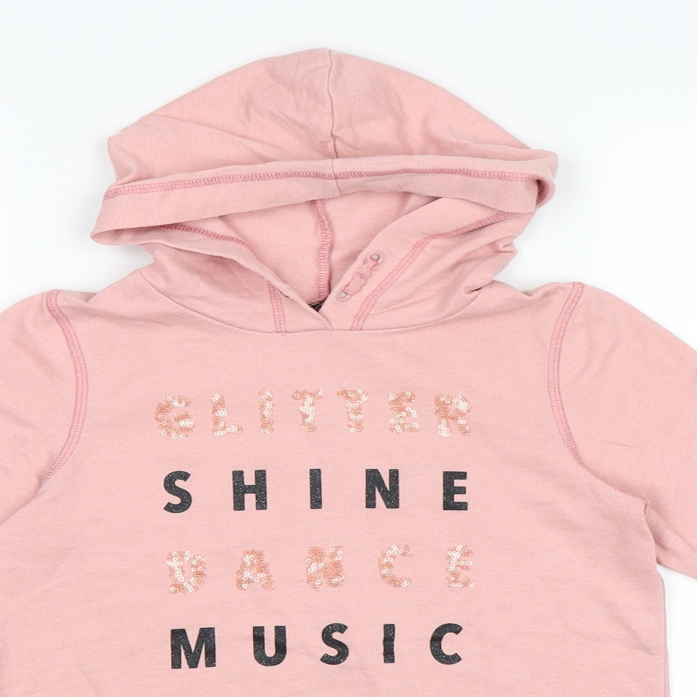 George Girls Pink   Pullover Hoodie Size 7-8 Years