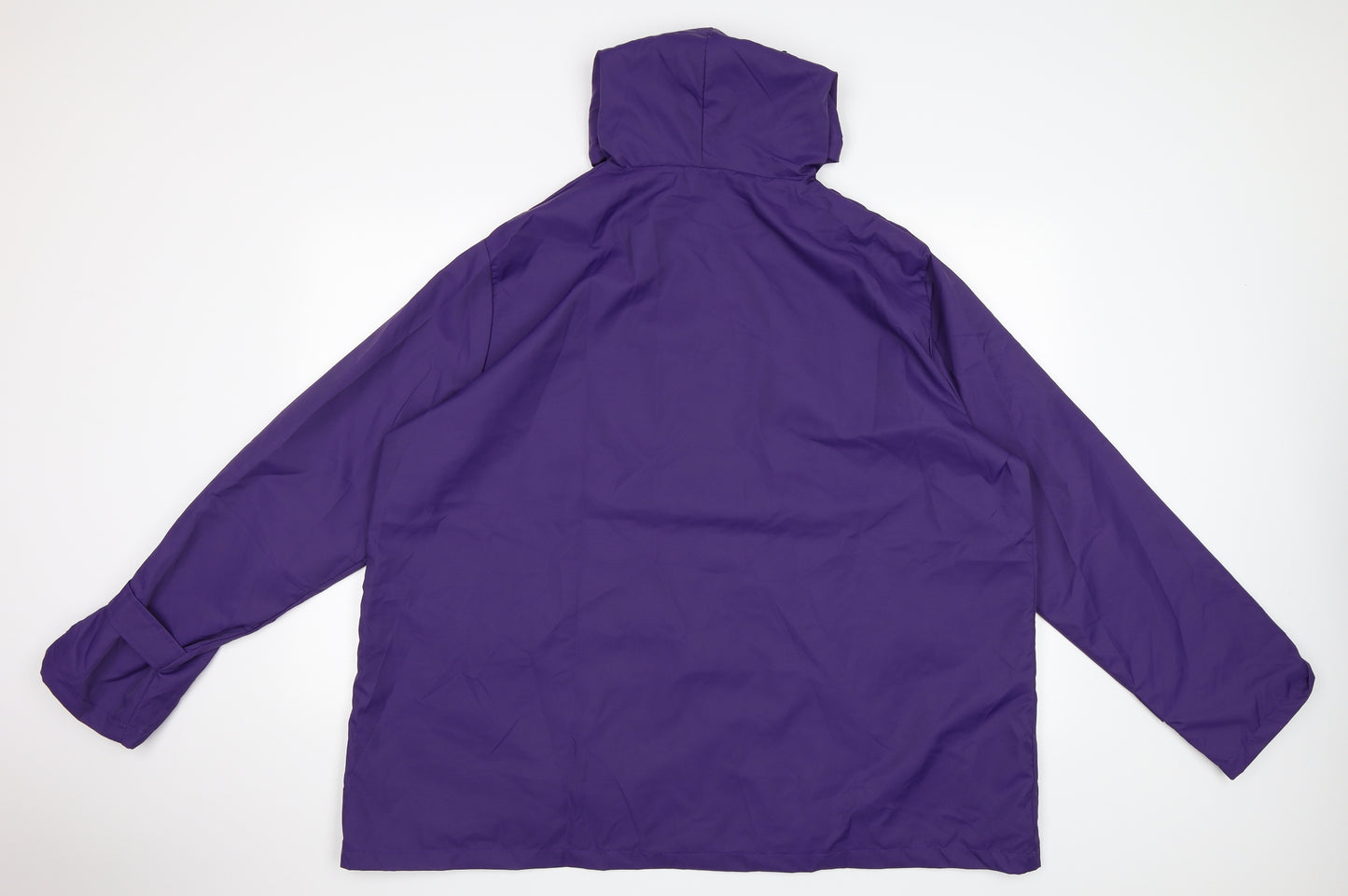 Preworn Womens Purple   Rain Coat Coat Size 5XL