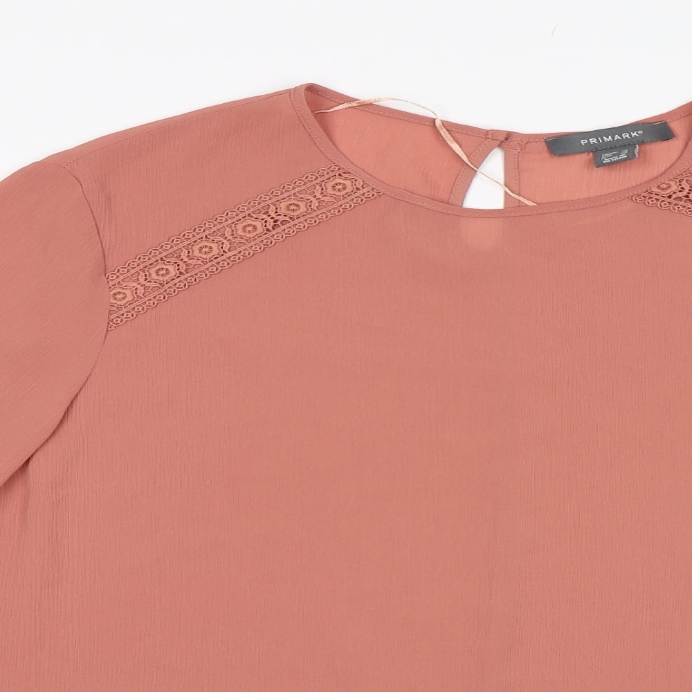 Primark Womens Pink   Basic Blouse Size 18
