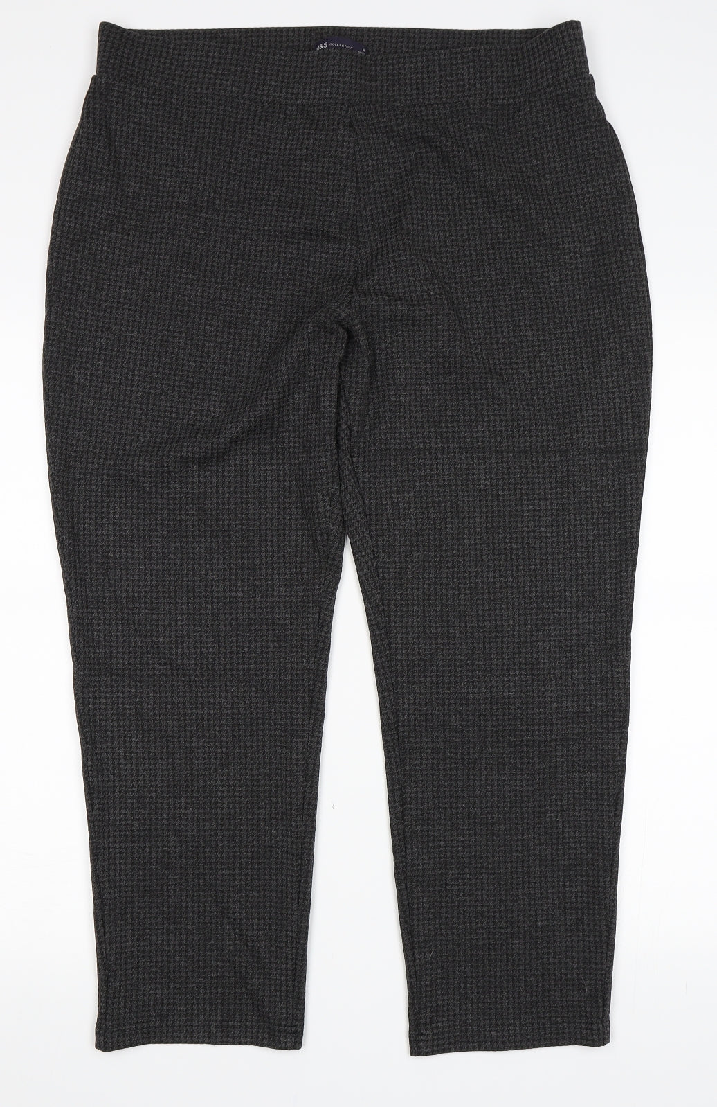 Marks and Spencer Womens Grey   Trousers  Size 18 L26 in