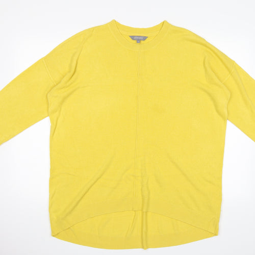 Principles Womens Yellow   Pullover Jumper Size 18