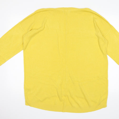 Principles Womens Yellow   Pullover Jumper Size 18