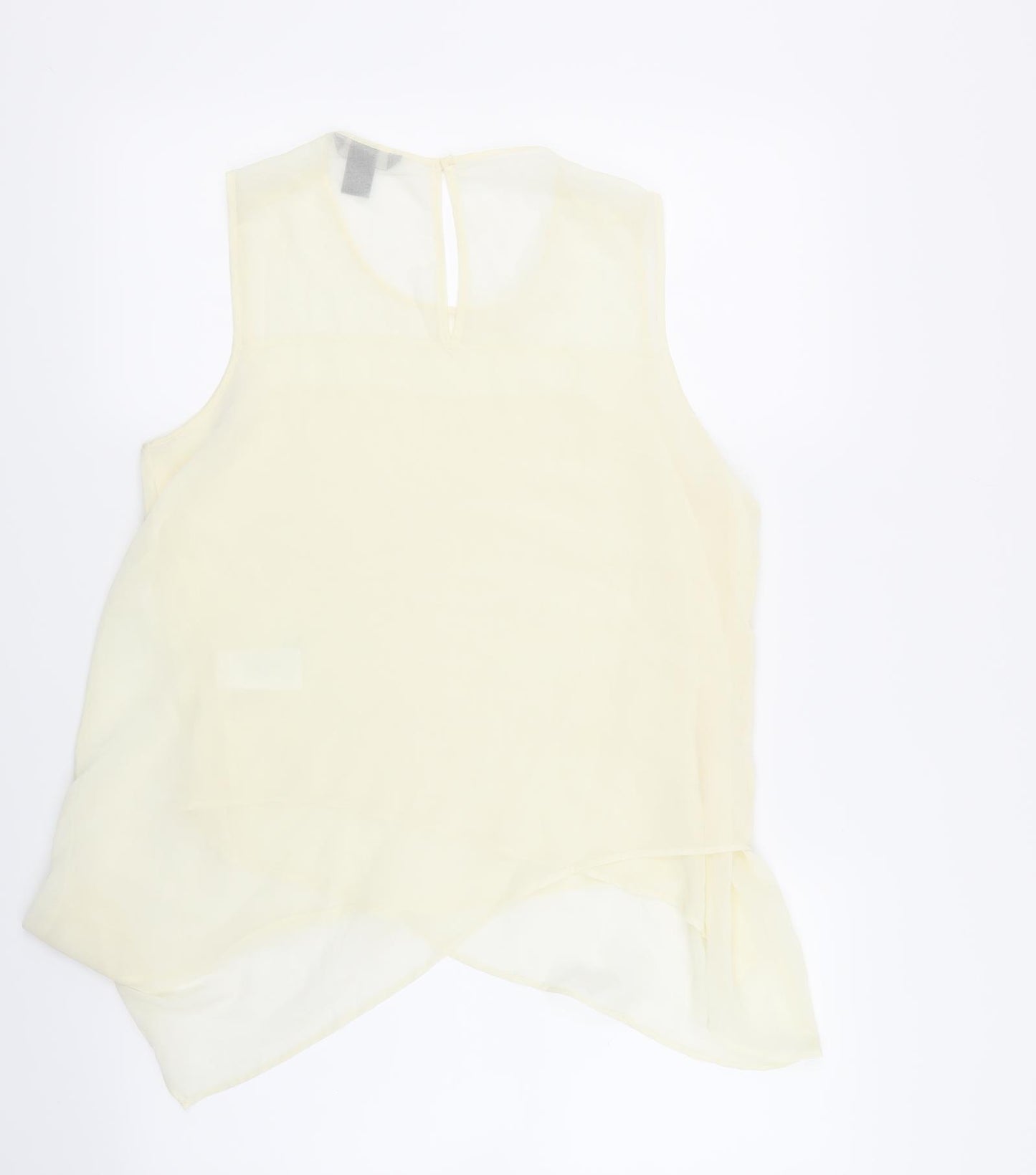 H&M  Womens Yellow   Basic Blouse Size 38