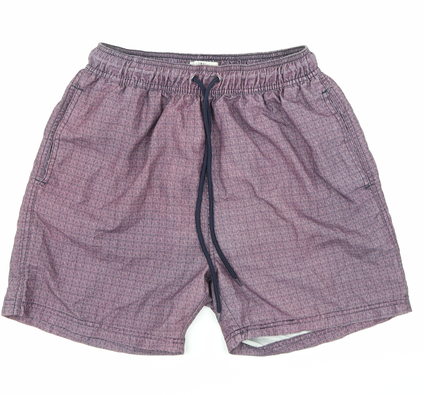 Ben Sherman Mens Purple Geometric  Cargo Shorts Size M