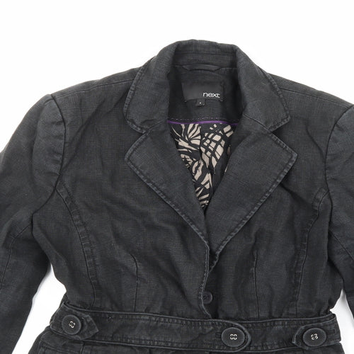 NEXT Womens Black   Jacket Coat Size 8