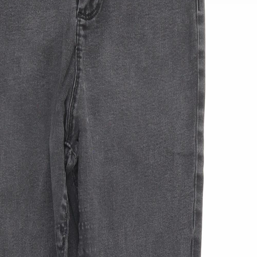 Denim & Co. Womens Black   Skinny Jeans Size 16 L28 in