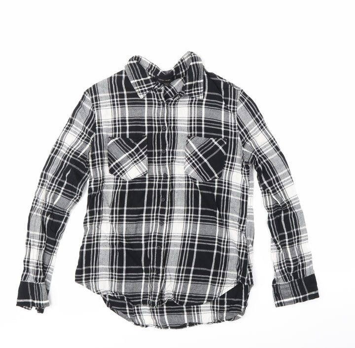 Love Tree Mens Grey Argyle/Diamond Button-Up Size S