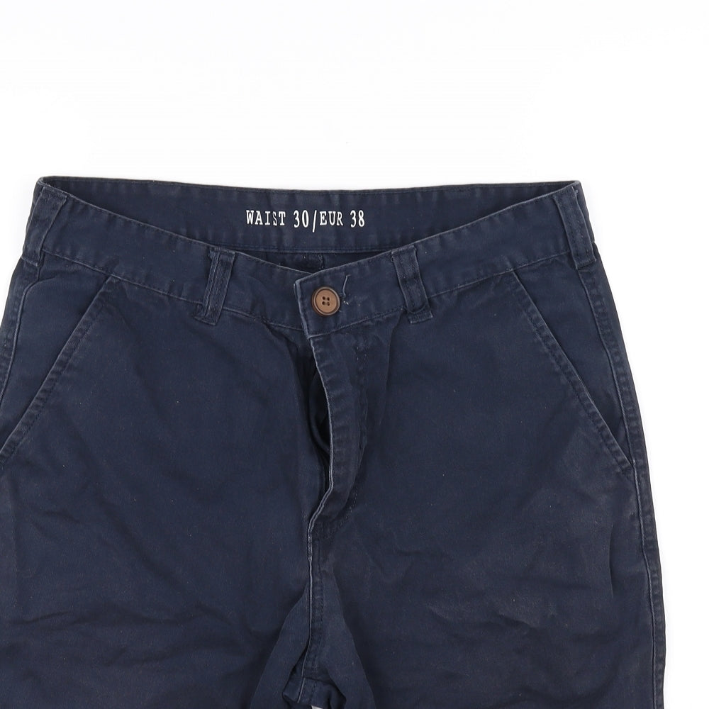 Cedar Wood State Mens Blue   Chino Shorts Size 30
