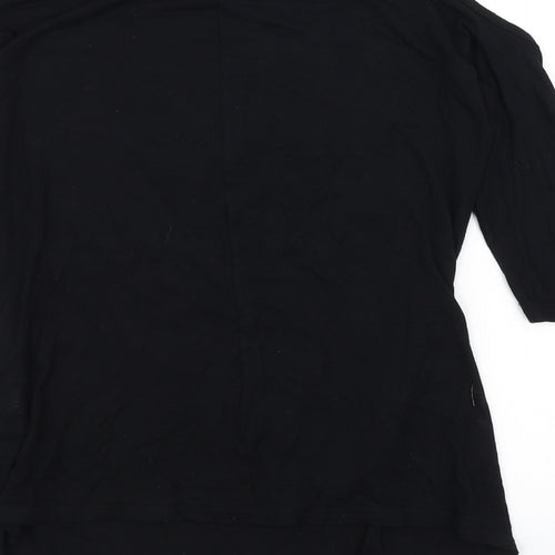 BHS Girls Black   Basic T-Shirt Size 12 Years