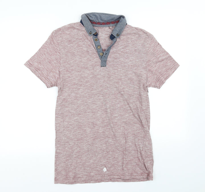 New Look Mens Red Polo Size S