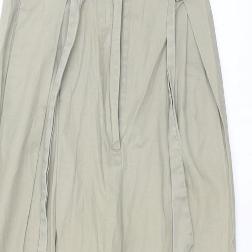 H&M Womens Beige   Cargo Trousers Size 8 L25 in