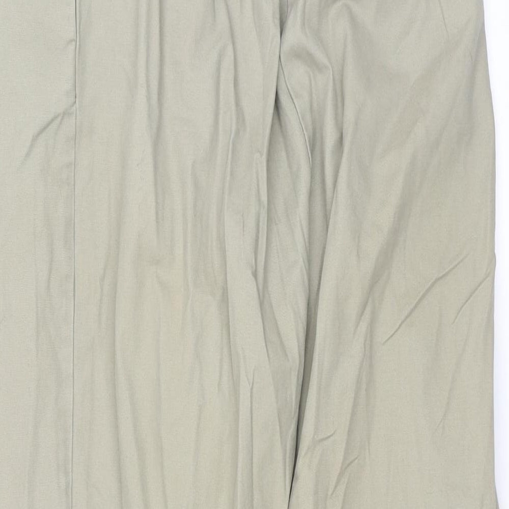 H&M Womens Beige   Cargo Trousers Size 8 L25 in