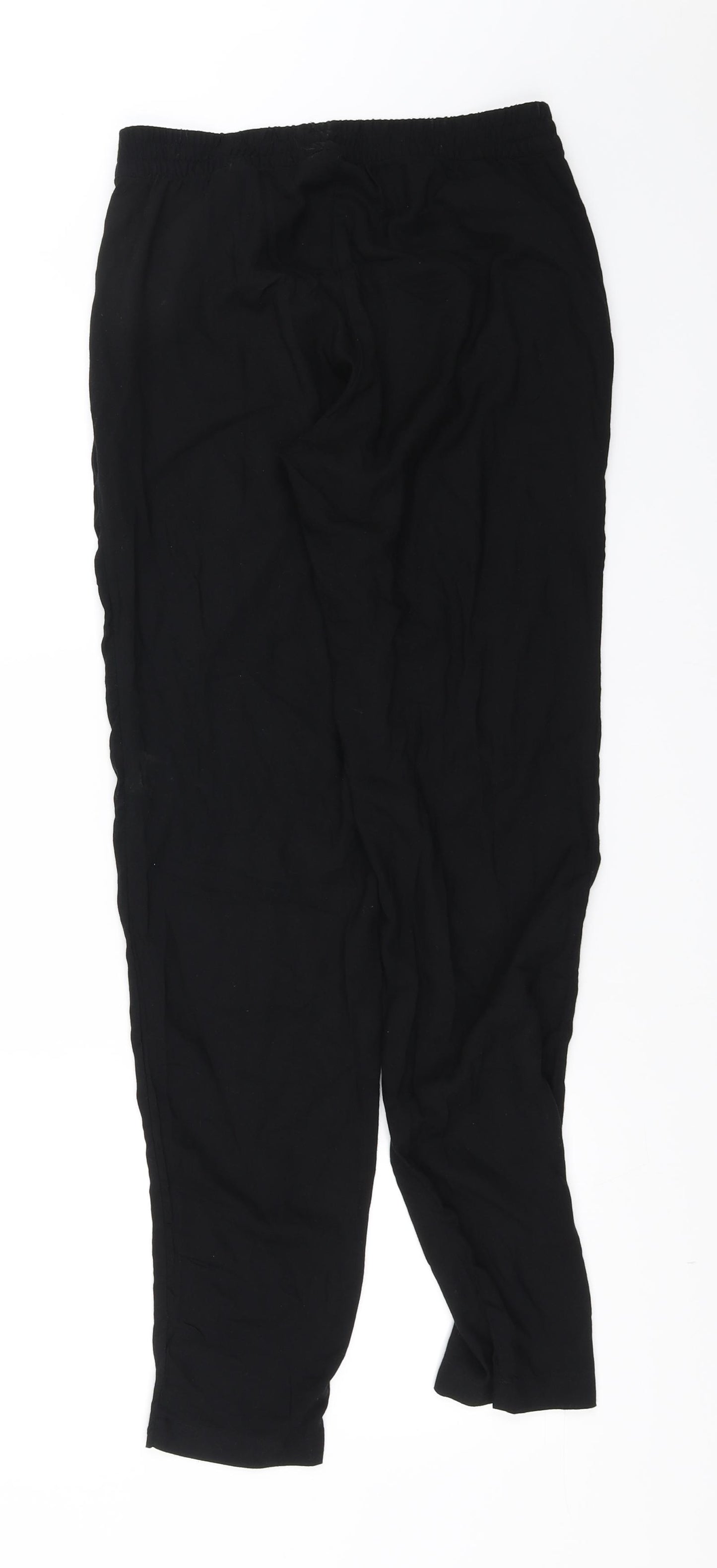 H&M Womens Black   Sweatpants Trousers Size 6 L28 in
