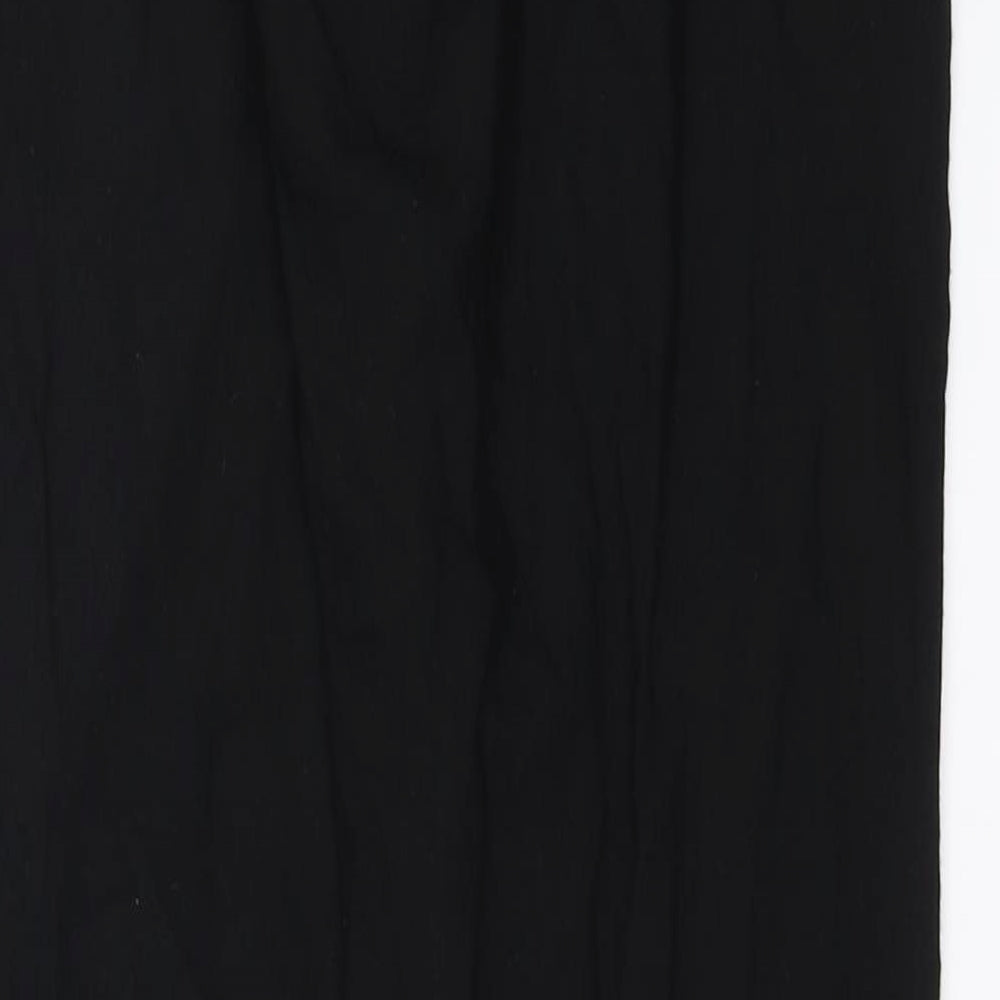 H&M Womens Black   Sweatpants Trousers Size 6 L28 in