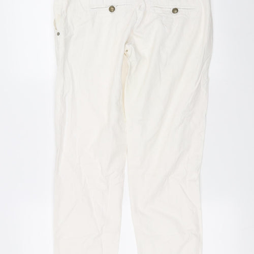 TALLY WEiJL Womens White   Straight Jeans Size 10 L30 in