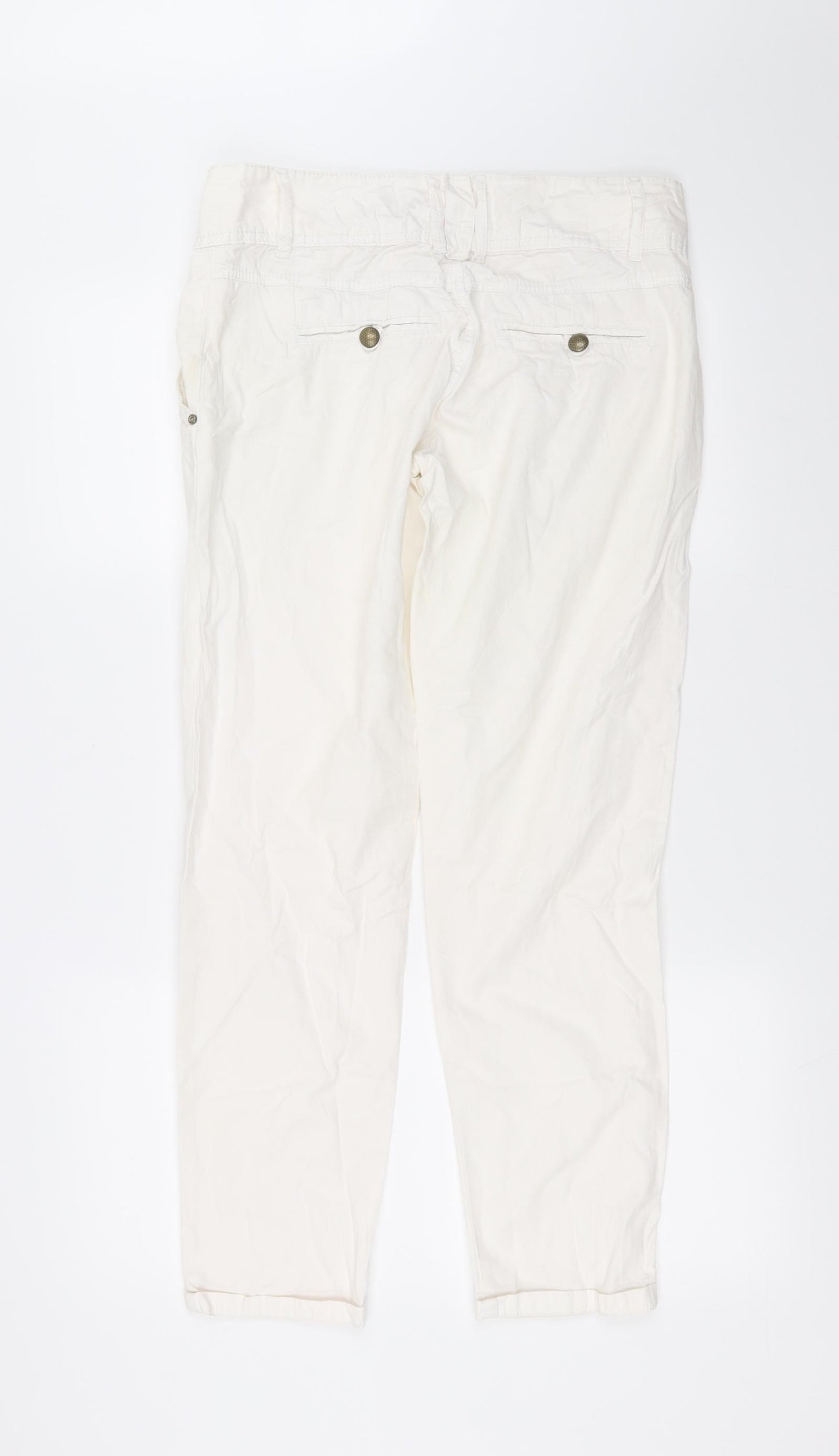 TALLY WEiJL Womens White   Straight Jeans Size 10 L30 in