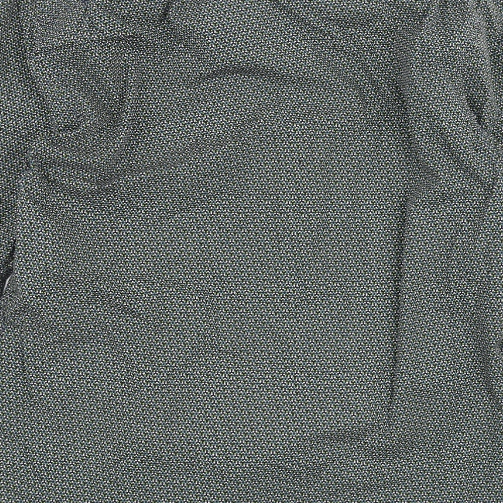 Peter Werth Mens Green    Dress Shirt Size M