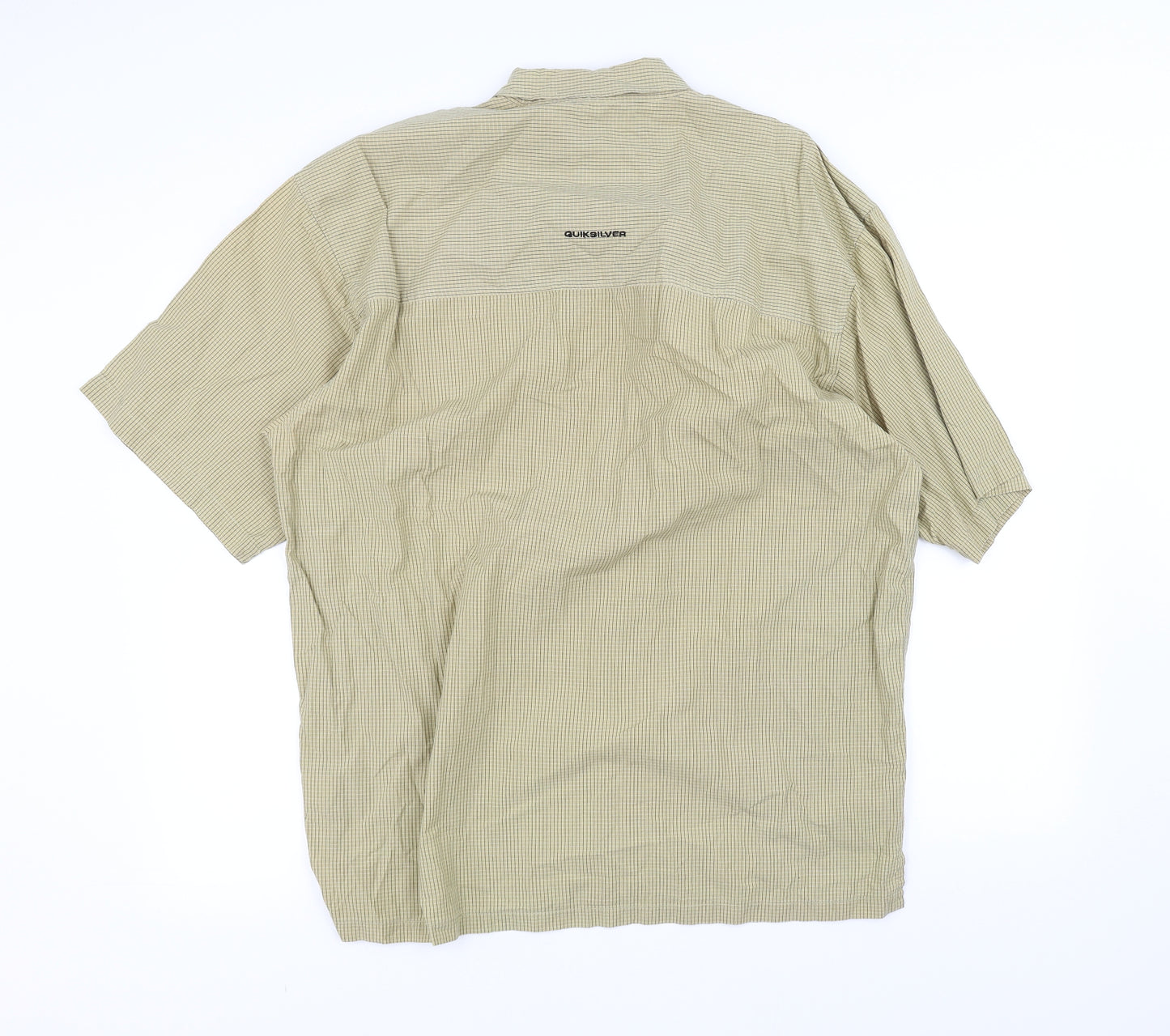Quick Silver Mens Beige    Dress Shirt Size XL