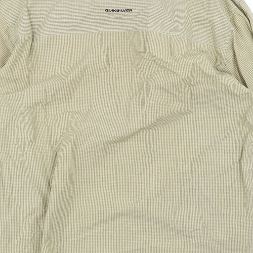 Quick Silver Mens Beige    Dress Shirt Size XL
