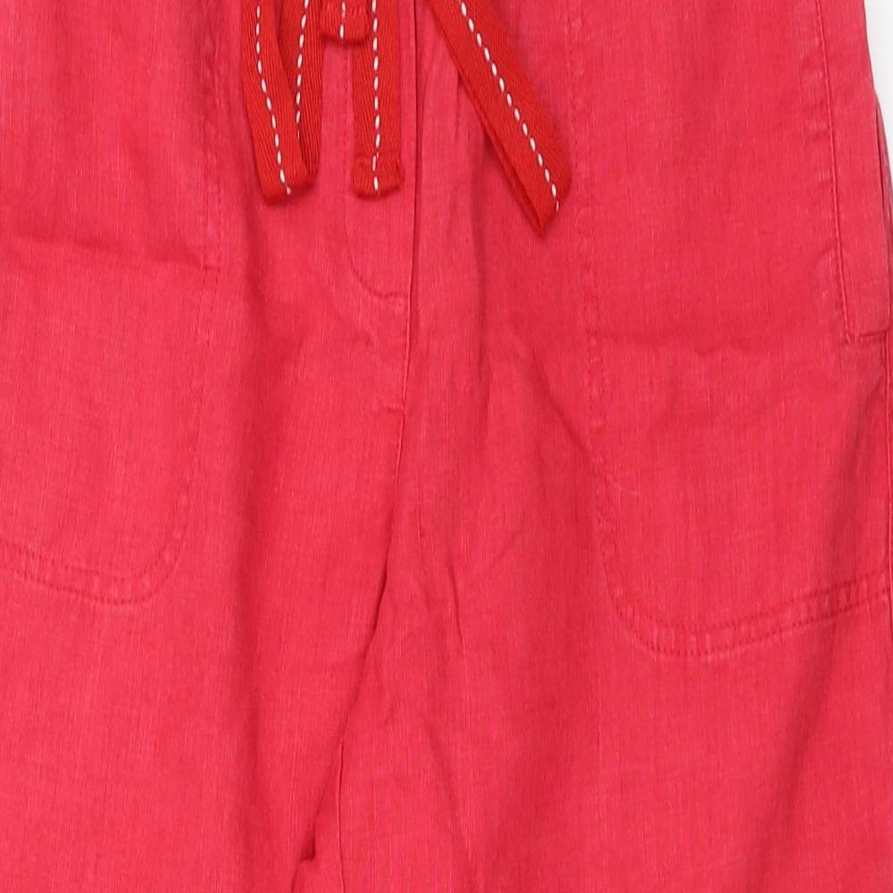 George Womens Red   Chino Shorts Size 10