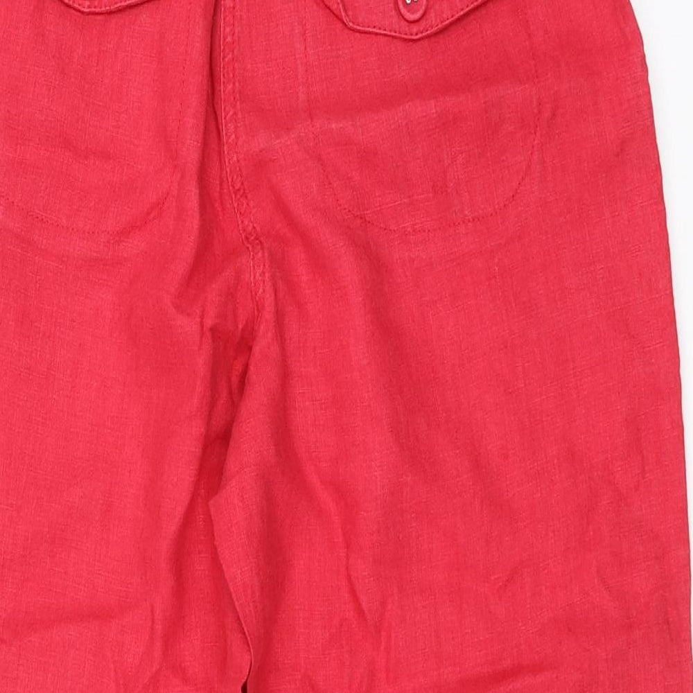 George Womens Red   Chino Shorts Size 10