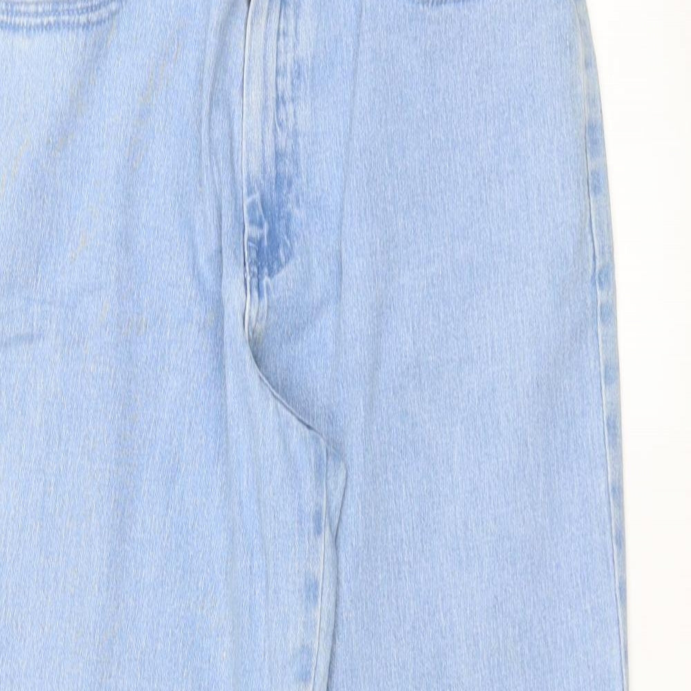 Marks and Spencer Womens Blue   Straight Jeans Size 10 L25 in