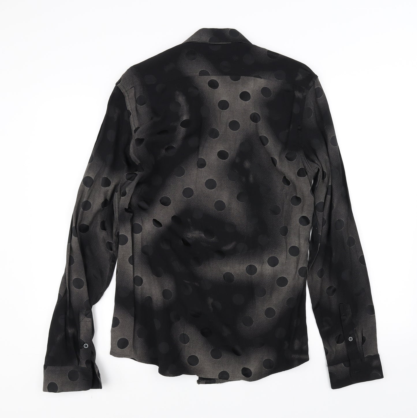 Pearly King Mens Black    Dress Shirt Size M