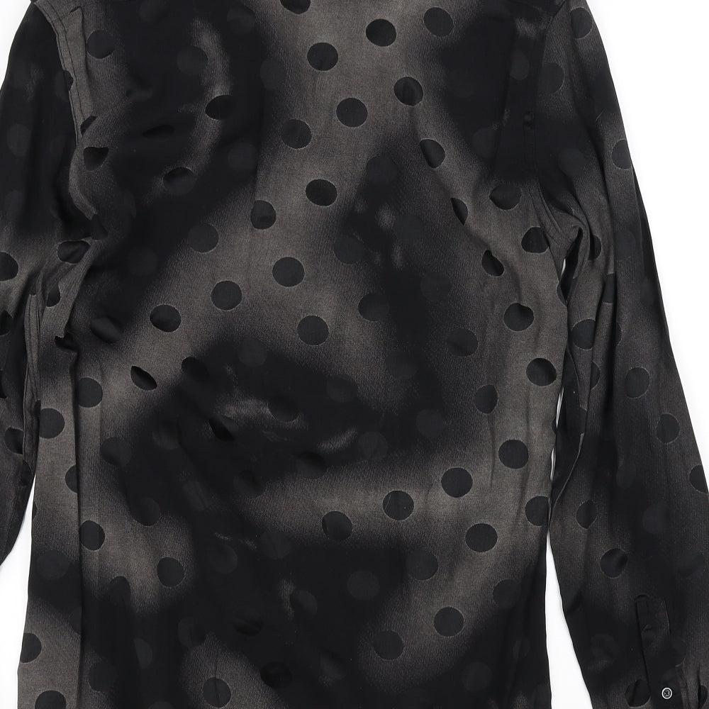 Pearly King Mens Black    Dress Shirt Size M