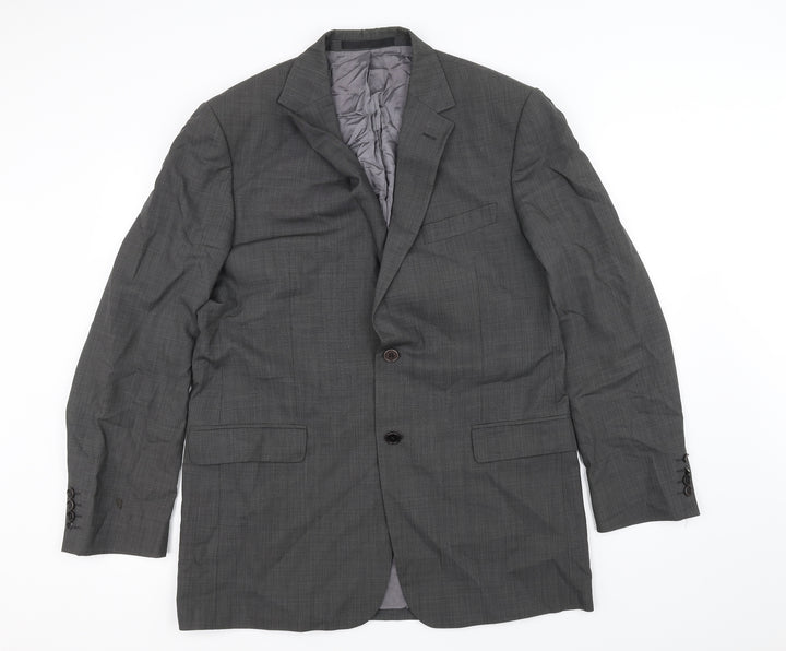 Marks and Spencer Mens Grey   Jacket Suit Jacket Size 42