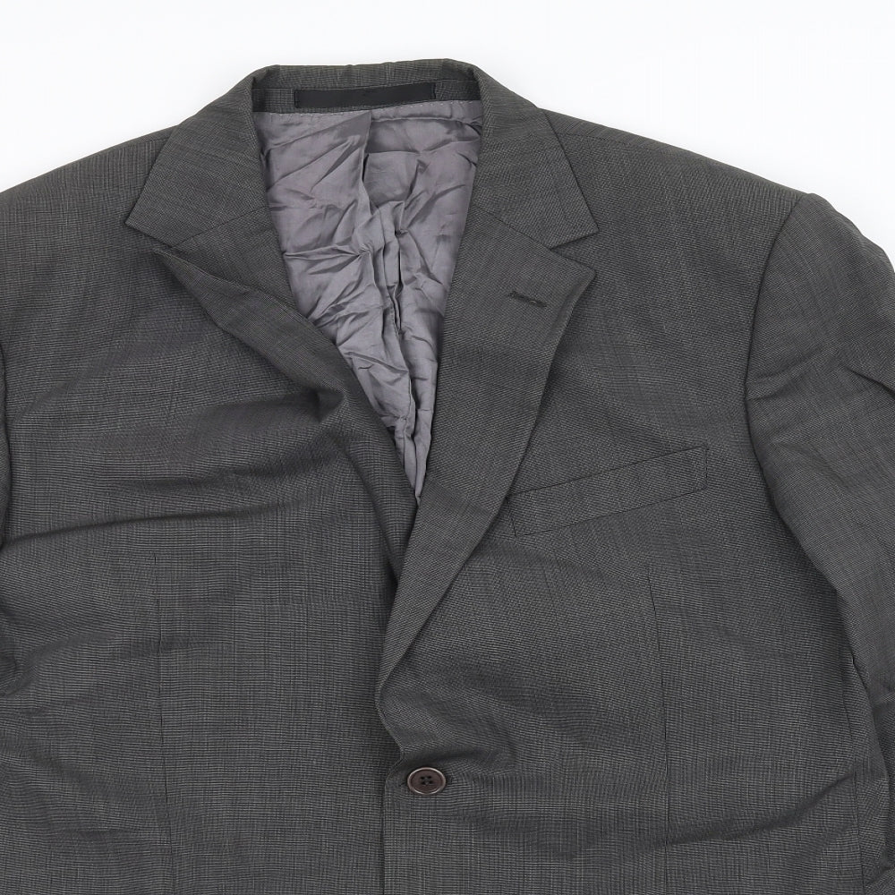 Marks and Spencer Mens Grey   Jacket Suit Jacket Size 42